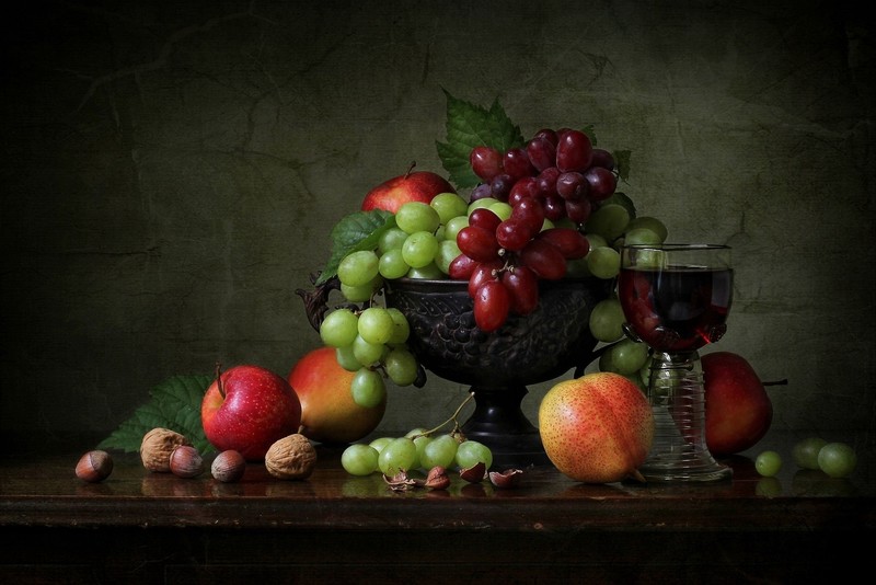 still life, food, fruit, berries