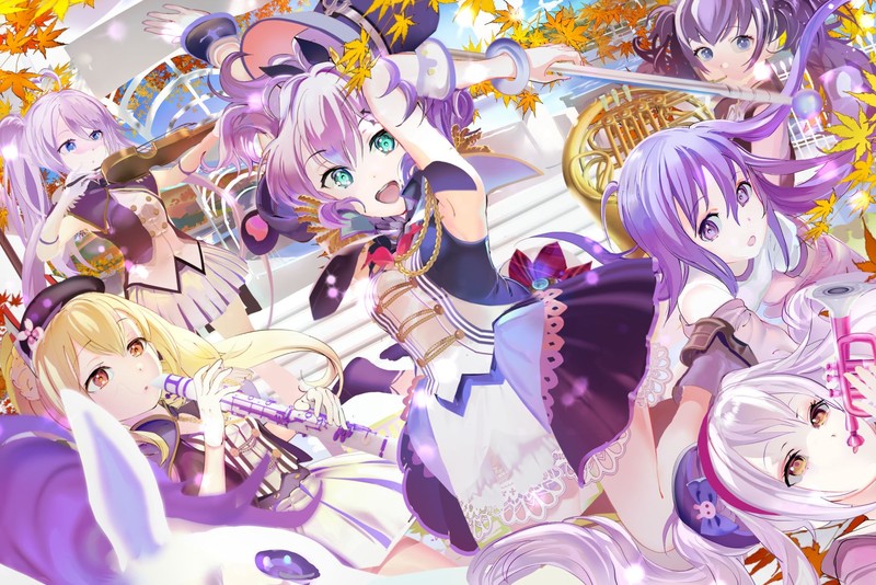 anime, anime girls, digital art, artwork, 2D, portrait, Azur Lane, Javelin (Azur Lane), Laffey (Azur Lane), Unicorn (Azur Lane), Portland (Azur Lane), Cleveland (Azur Lane)
