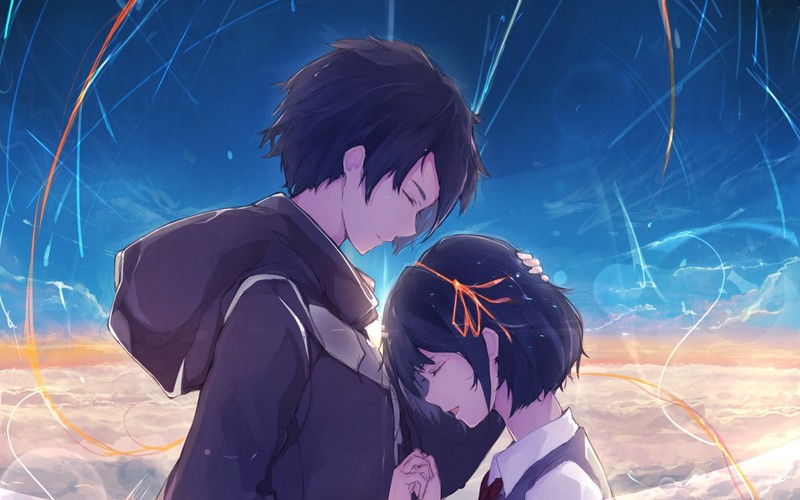 anime, Kimi no Na Wa, Your Name, Tachibana Taki, Mitsuha Miyamizu