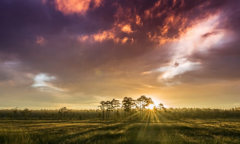 sky, landscape, sunlight, outdoors, nature, Finland