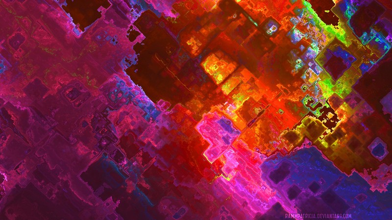 abstract, colorful, nebula, space, watermarked