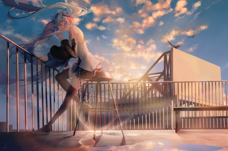 anime, anime girls, digital art, artwork, 2D, portrait, Hatsune Miku, Vocaloid