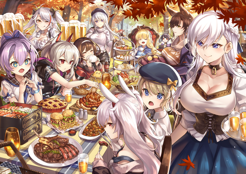 anime, anime girls, artwork, digital art, portrait, 2D, Azur Lane, Prinz Eugen (Azur Lane), Enterprise (Azur Lane), Javelin (Azur Lane), Ayanami (Azur Lane), Ping Hai (Azur Lane), Queen Elizabeth (Azur Lane), Ning Hai (Azur Lane), Atago (Azur Lane), Laffey (Azur Lane), Z23 (Azur Lane), Belfast (Azur Lane), San Diego (Azur Lane)