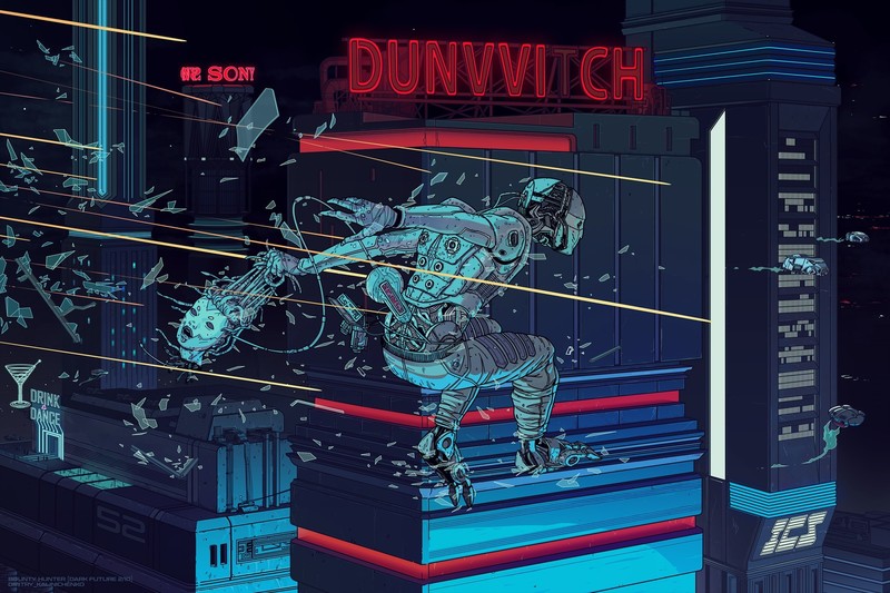 cyberpunk, digital art, artwork, futuristic, Sony