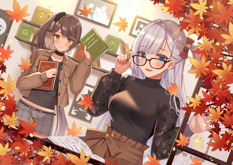 anime, anime girls, digital art, artwork, 2D, portrait, Azur Lane, zuikaku (Azur Lane), Shoukaku (Azur Lane)
