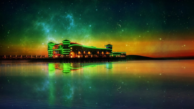 reflection, glowing, photo manipulation