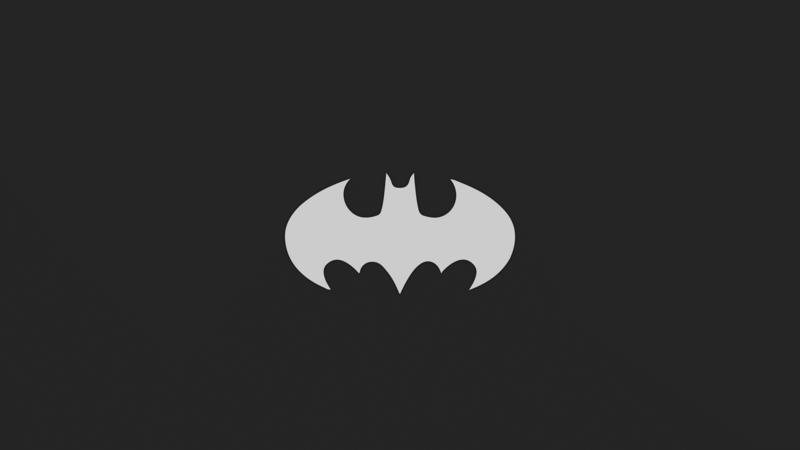 simple, vector, minimalism, Batman logo