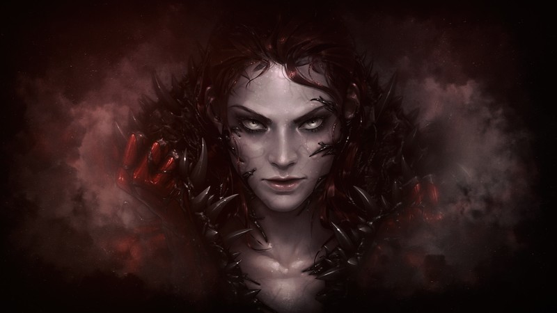 artwork, face, fantasy art, fantasy girl