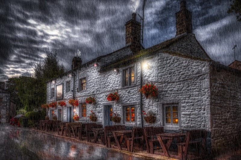 England, house, building