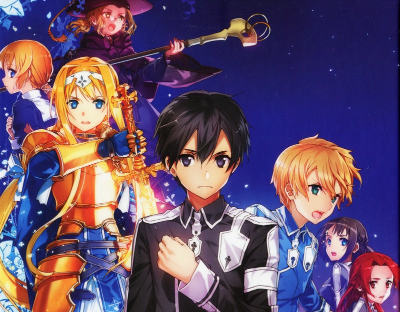 Sword Art Online, Sword Art Online Alicization, anime, Kirito (Sword Art Online), Kirigaya Kazuto, Alice Zuberg, Alice (Sword Art Online: Alicization), Eugeo, Cardinal