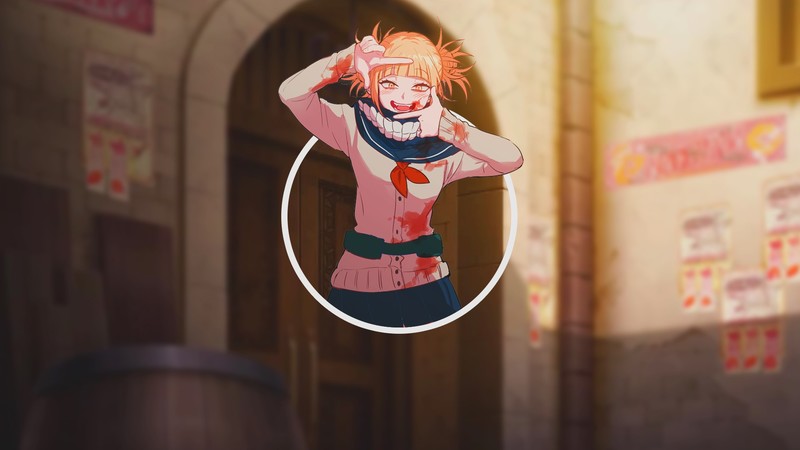 Boku no Hero Academia, anime, anime girls, Himiko Toga