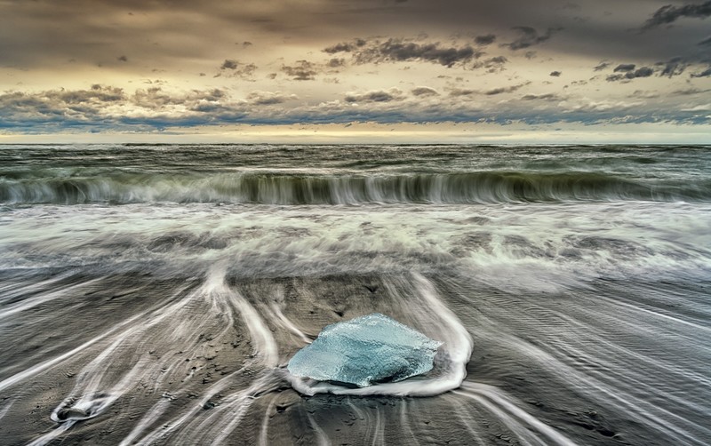 ice, nature, sea, water, sky