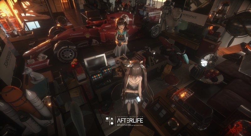 anime, anime girls, digital art, artwork, portrait, 3D, car, vehicle, race cars, T5