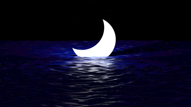 Cinema 4D, night, water