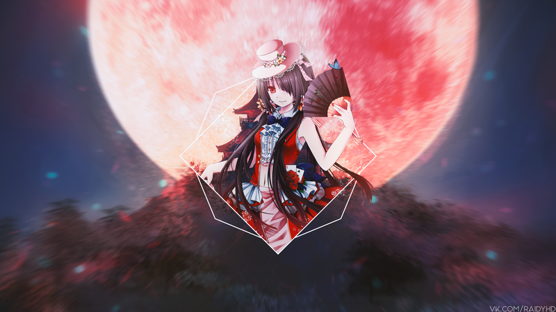 anime, anime girls, picture-in-picture, Tokisaki Kurumi, Date A Live