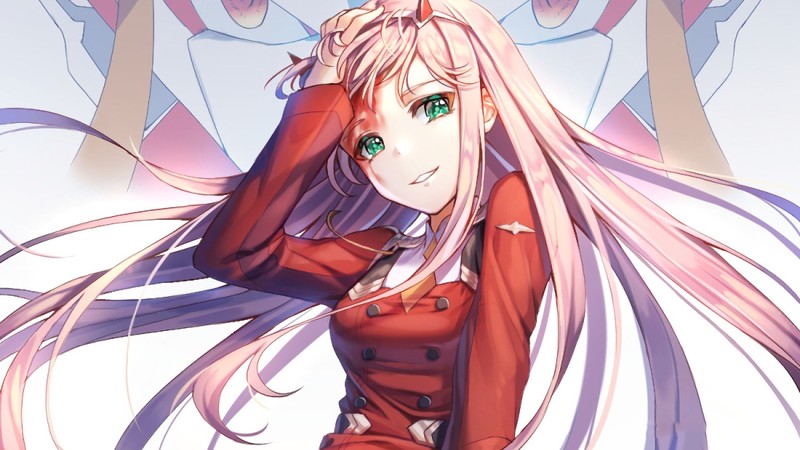 anime, Darling in the FranXX, Zero Two (Darling in the FranXX), Code:002