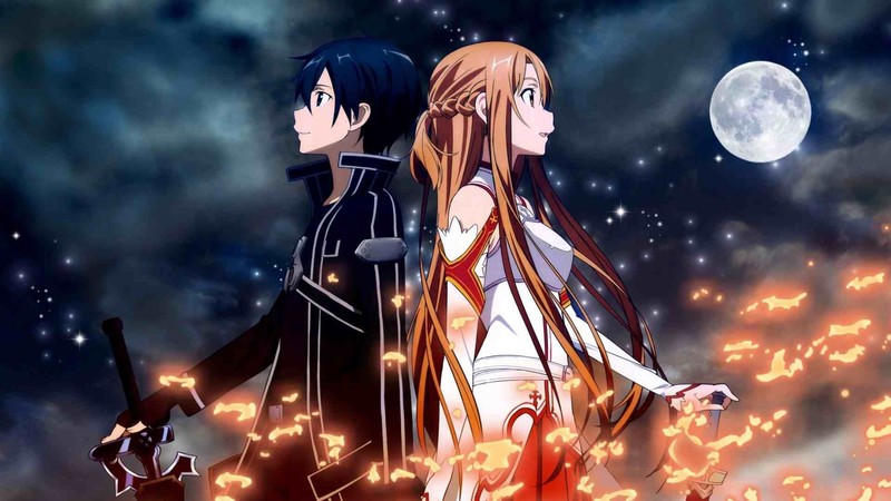 Kirito (Sword Art Online), Kirigaya Kazuto, Yuuki Asuna, Sword Art Online, anime