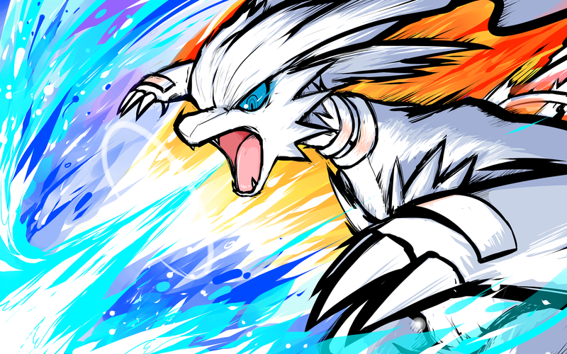 ishmam, Pokémon, Reshiram, cyan