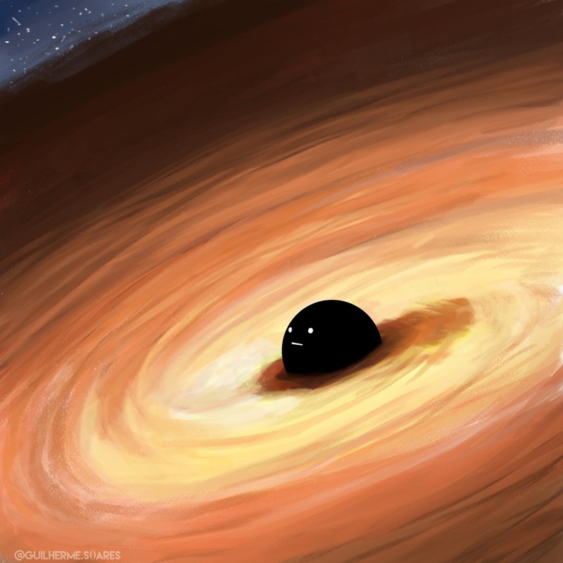 black holes, face, galaxy, space, stars