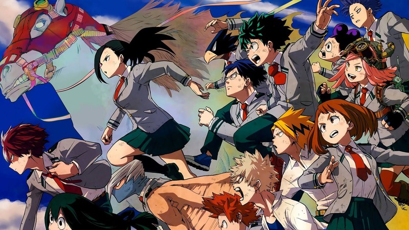 Boku no Hero Academia, Midoriya Izuku, Izuku Midoriya, Uraraka Ochako, Tsuyu Asui, Momo Yaoyorozu, Fumikage Tokoyami, Shoto Todoroki, Todoroki Shōto, Shouto Todoroki, Todoroki, Katsuki Bakugou, Eijiro Kirishima, Kaminari Denki, Mineta Minoru, Mezo Shoji, Mei Hatsume, Hitoshi Shinso, anime