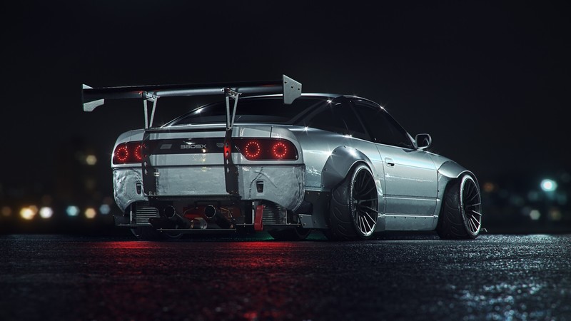 render, car, night, vehicle, Nissan