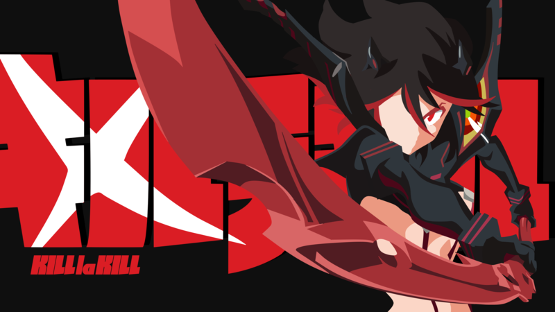 Kill la Kill, Matoi Ryuuko, Senketsu, anime, anime girls