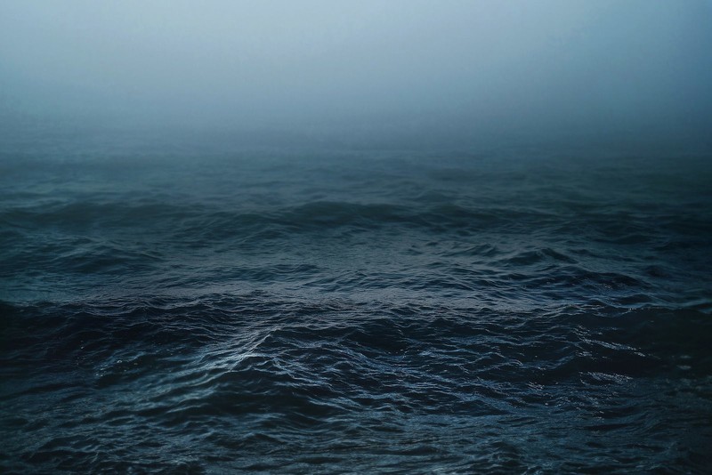 water, mist, faded, waves, nature, sea