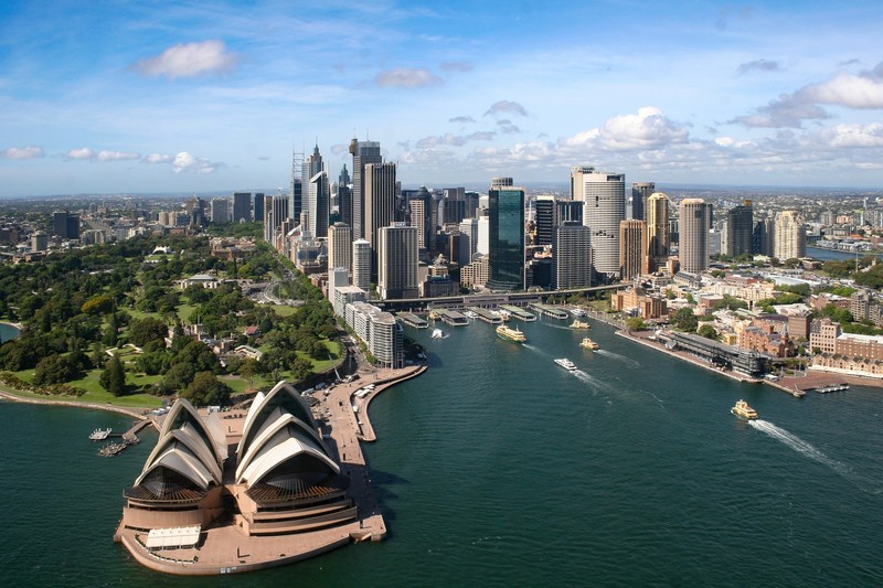Sydney, Australia, Sydney Opera House, cityscape