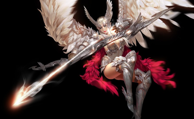 fantasy girl, fantasy art, angel, wings, warrior