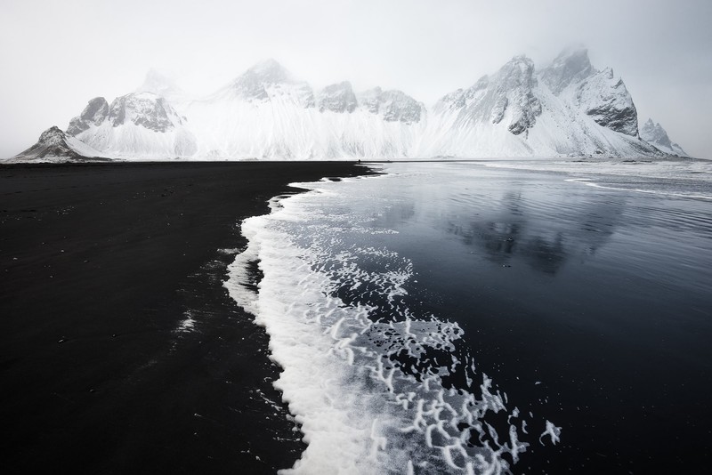 snow, ice, coast, nature, outdoors, Iceland