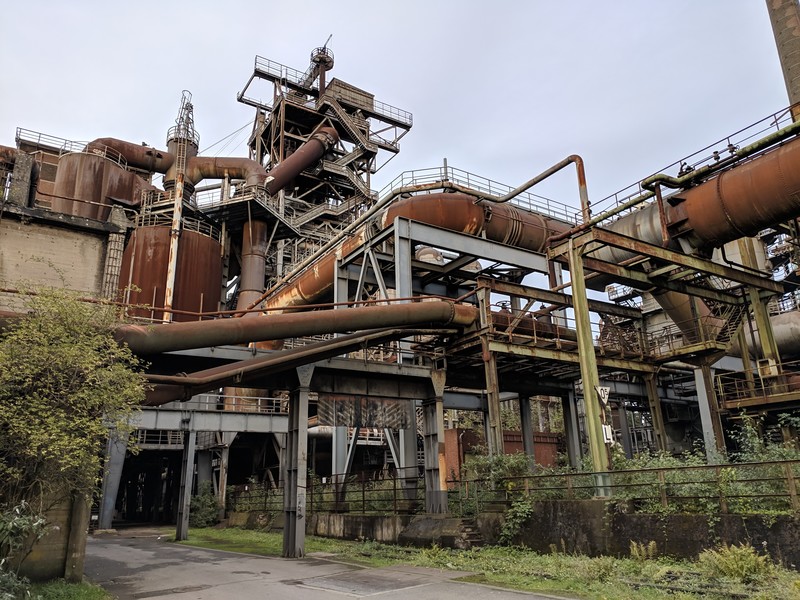 abandoned, factory, Germany, plants