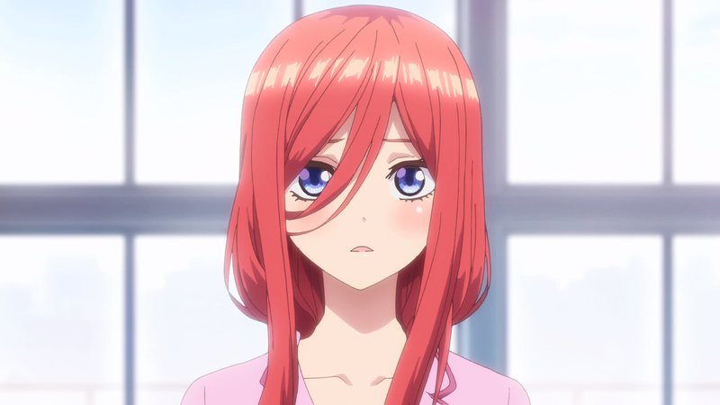 anime, anime girls, 5-toubun no Hanayome, Nakano Miku, redhead, blue eyes