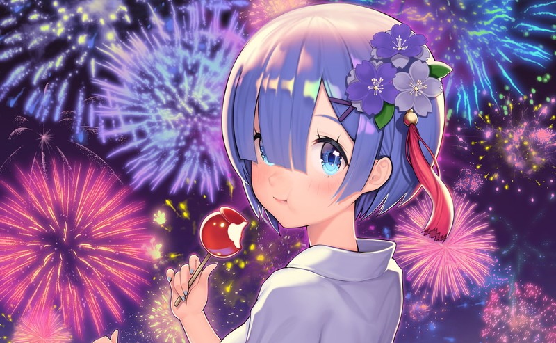 anime, Re:Zero Kara Hajimeru Isekai Seikatsu, Rem (Re: Zero), anime girls