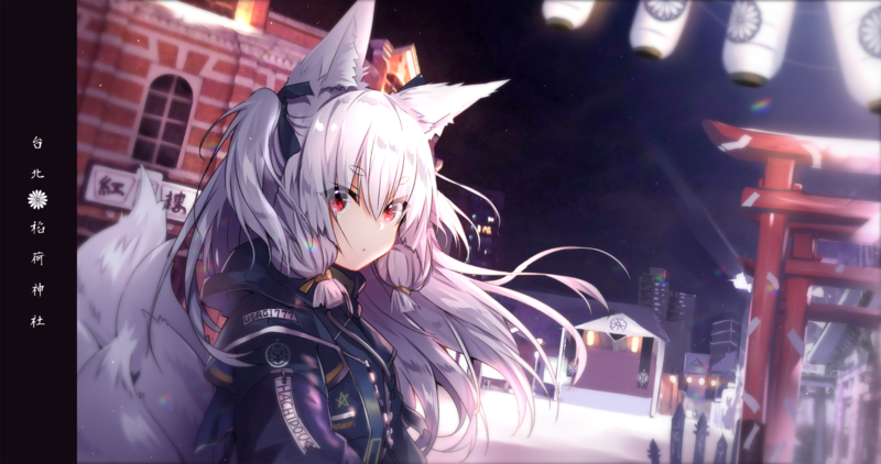 anime, anime girls, neko ears, cat ears, nekomimi, white hair