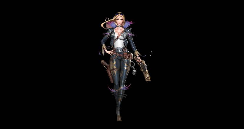 fantasy girl, fantasy art, simple background, black background