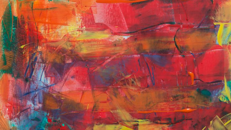 paints, canvas, modern, 4k
