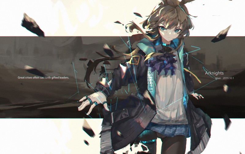 anime, anime girls, digital art, artwork, portrait, 2D, Arknights, QTian, Amiya (Arknights)