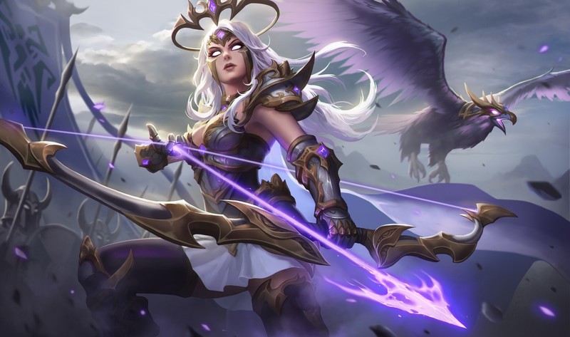 fantasy girl, fantasy art, elves, archer, bow