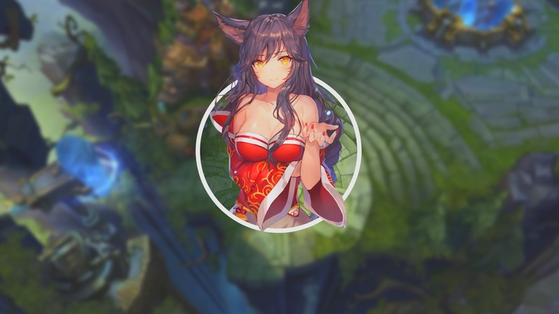 League of Legends, Ahri (League of Legends), Ahri, anime, picture-in-picture