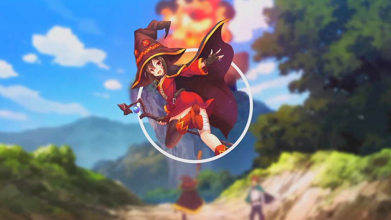 anime girls, anime, Kono Subarashii Sekai ni Shukufuku wo!, Megumin