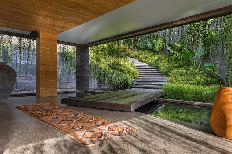 interior, stairs, interior design, plants, carpets