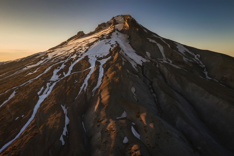 mountains, snow, peak, sky, landscape, nature