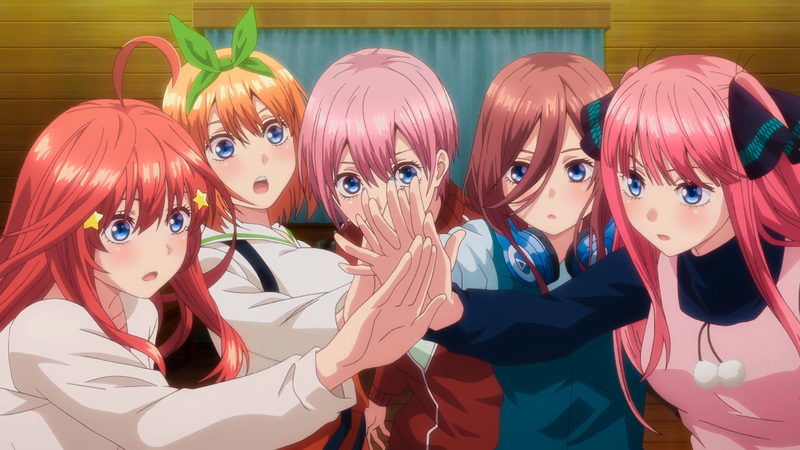 5-toubun no Hanayome, Nakano Yotsuba, Nakano Nino, Nakano Miku, Nakano Ichika, Nakano Itsuki, anime girls, anime