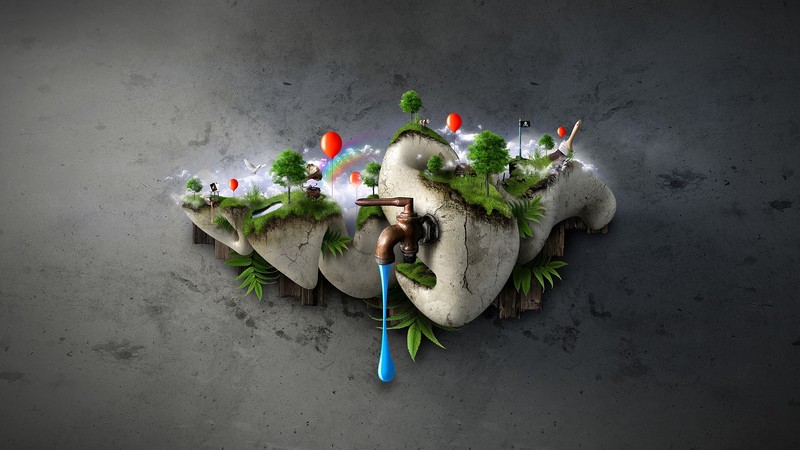 abstract, 3D Abstract, collage
