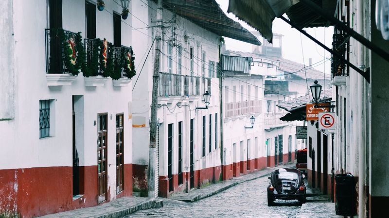 car, lane, retro, old, city, 4k