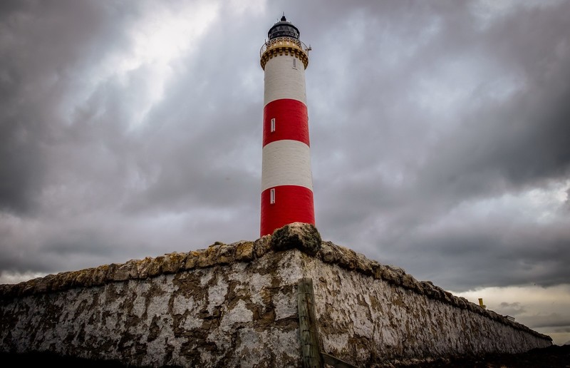 outdoors, building, lighthouse, overcast