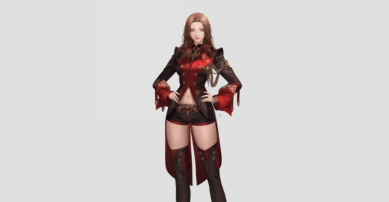 fantasy girl, fantasy art, simple background