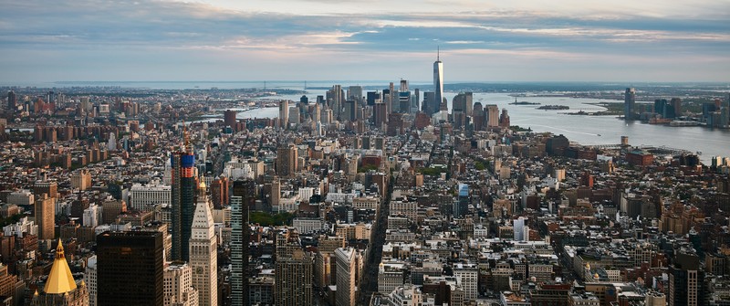 city, cityscape, building, skyscraper, New York City, USA, Manhattan, One World Trade Center