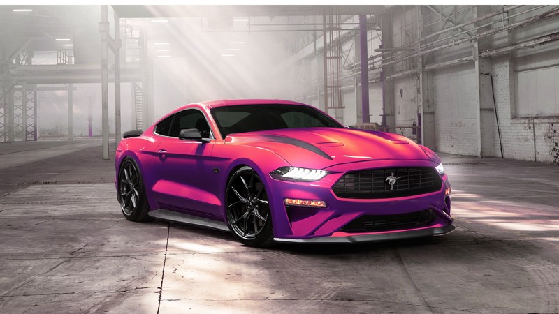 artwork, car, vehicle, Mustang (Car)