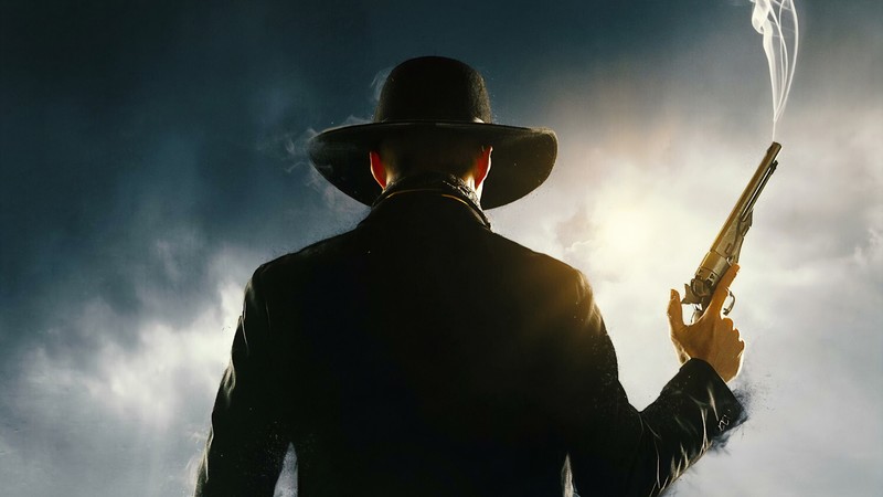 digital, digital art, artwork, illustration, cowboys, cowboy hats, gun, pistol, hat, men, environment, concept art, western